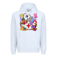 White nurse  summer Premium Hoodie - AdoDesignShop