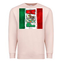 Pale Pink mexico papa Premium Sweatshirt - Zillion Design Studio