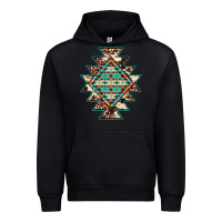 Black cowhide leopard gemstone aztec Urban Hoodie - JahusDesignShop
