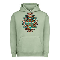 Pigment Oil Green cowhide leopard gemstone aztec Urban Hoodie - JahusDesignShop