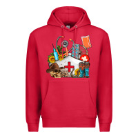Cardinal nurse  summer Premium Hoodie - AdoDesignShop
