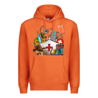 Carrot nurse  summer Premium Hoodie - AdoDesignShop