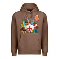 Chestnut nurse  summer Premium Hoodie - AdoDesignShop