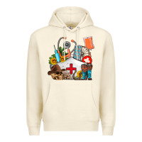 Sandshell nurse  summer Premium Hoodie - AdoDesignShop