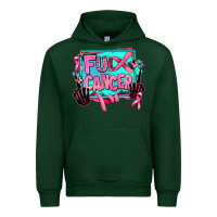 Forest Green fuck cancer Urban Hoodie - AdoDesignShop