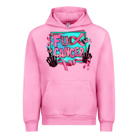 Fuchsia Pink fuck cancer Urban Hoodie - AdoDesignShop