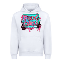 White fuck cancer Urban Hoodie - AdoDesignShop