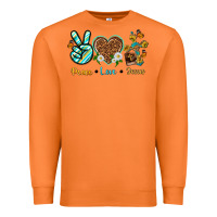 Carrot peace love jesus Premium Sweatshirt - texasbilliewilder