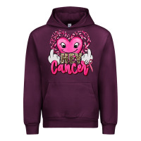 Mauve Wine hey cancer with middle fingers Urban Hoodie - AdoDesignShop