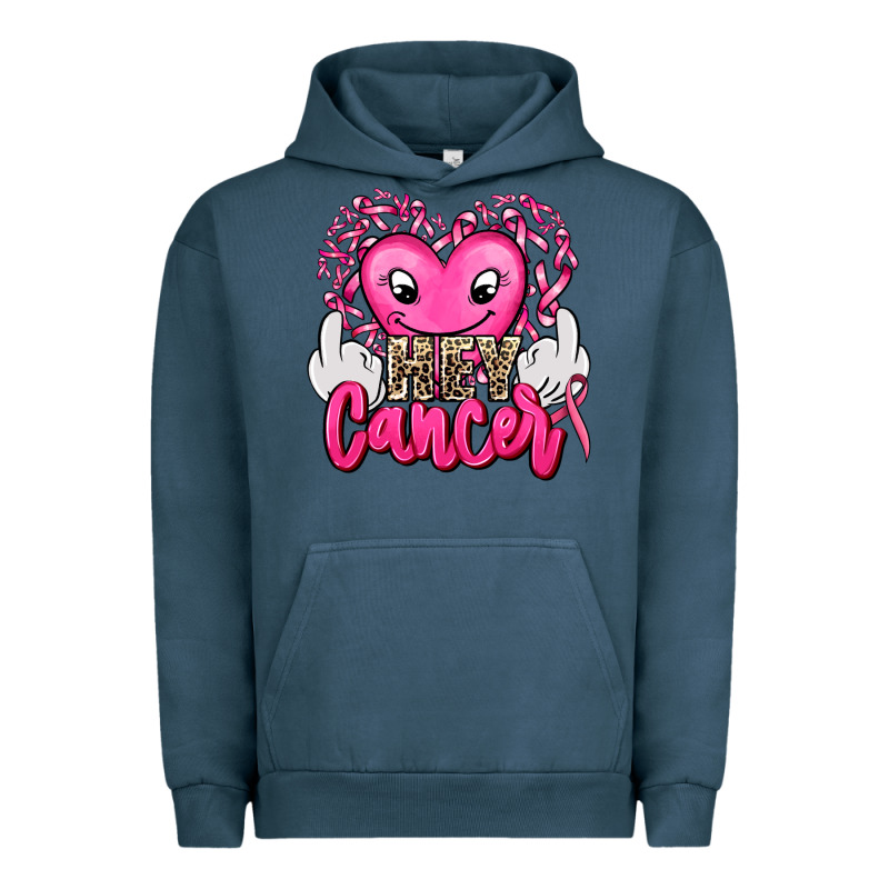 Hey Cancer With Middle Fingers Urban Hoodie by AdoDesignShop | Teevron