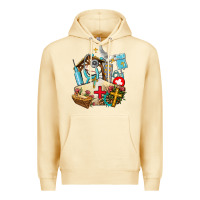 Pina Colada nurse  cross and jesus Premium Hoodie - AdoDesignShop