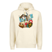 Sandshell nurse  cross and jesus Premium Hoodie - AdoDesignShop