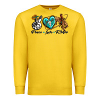 Lemon peace love rodeo Premium Sweatshirt - texasbilliewilder