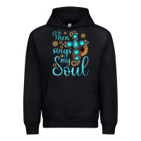 Black then sings my soul cross Urban Hoodie - JahusDesignShop