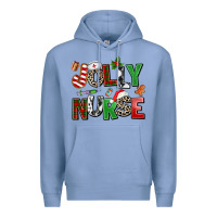 Colony Blue jolly nurse Premium Hoodie - AdoDesignShop