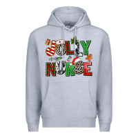 Heather Grey jolly nurse Premium Hoodie - AdoDesignShop