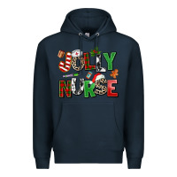 Navy jolly nurse Premium Hoodie - AdoDesignShop