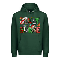 Sports Green jolly nurse Premium Hoodie - AdoDesignShop
