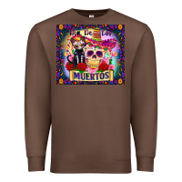 Chestnut dia de los muertos Premium Sweatshirt - Zillion Design Studio