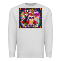 Dove Grey dia de los muertos Premium Sweatshirt - Zillion Design Studio