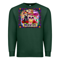 Sports Green dia de los muertos Premium Sweatshirt - Zillion Design Studio