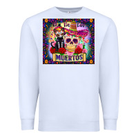 White dia de los muertos Premium Sweatshirt - Zillion Design Studio