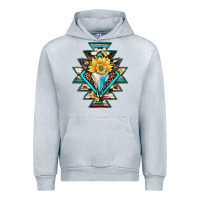 Heather Grey cowhide leopard bull skull aztec Urban Hoodie - JahusDesignShop