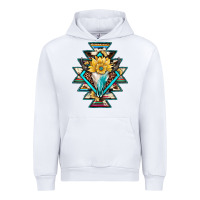 White cowhide leopard bull skull aztec Urban Hoodie - JahusDesignShop