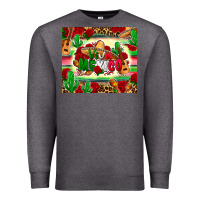 Charcoal Heather viva mexico Premium Sweatshirt - Zillion Design Studio
