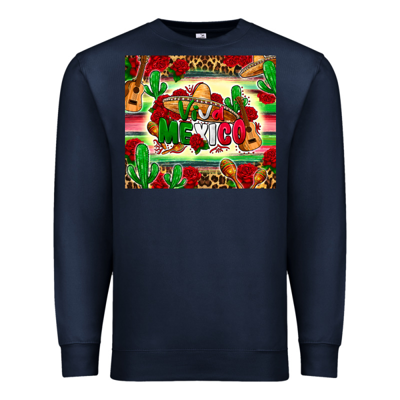 Viva Mexico Premium Sweatshirt by Zillion Design Studio | Teevron