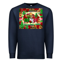 Navy viva mexico Premium Sweatshirt - Zillion Design Studio