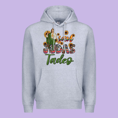 San Judas Tadeo Sunflower Premium Hoodie Designed By Jahusdesignshop