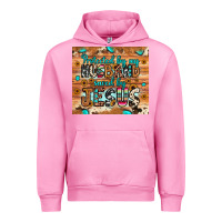 Fuchsia Pink protected husband saved by jesus Urban Hoodie - JahusDesignShop