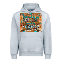 Heather Grey protected husband saved by jesus Urban Hoodie - JahusDesignShop