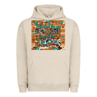 Pigment French Oak protected husband saved by jesus Urban Hoodie - JahusDesignShop