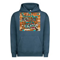 Pigment Midnight Navy protected husband saved by jesus Urban Hoodie - JahusDesignShop