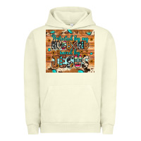 Pigment Pistachio protected husband saved by jesus Urban Hoodie - JahusDesignShop