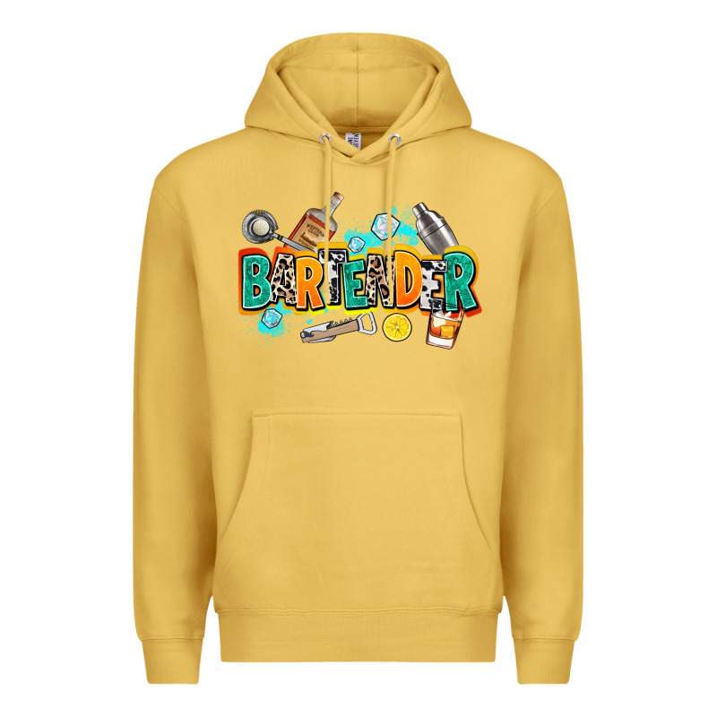 Bartender Premium Hoodie by AdoDesignShop | Teevron