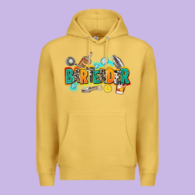Bartender Premium Hoodie Designed By Adodesignshop