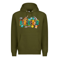 Army Green bartender Premium Hoodie - AdoDesignShop