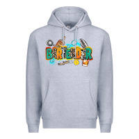 Heather Grey bartender Premium Hoodie - AdoDesignShop