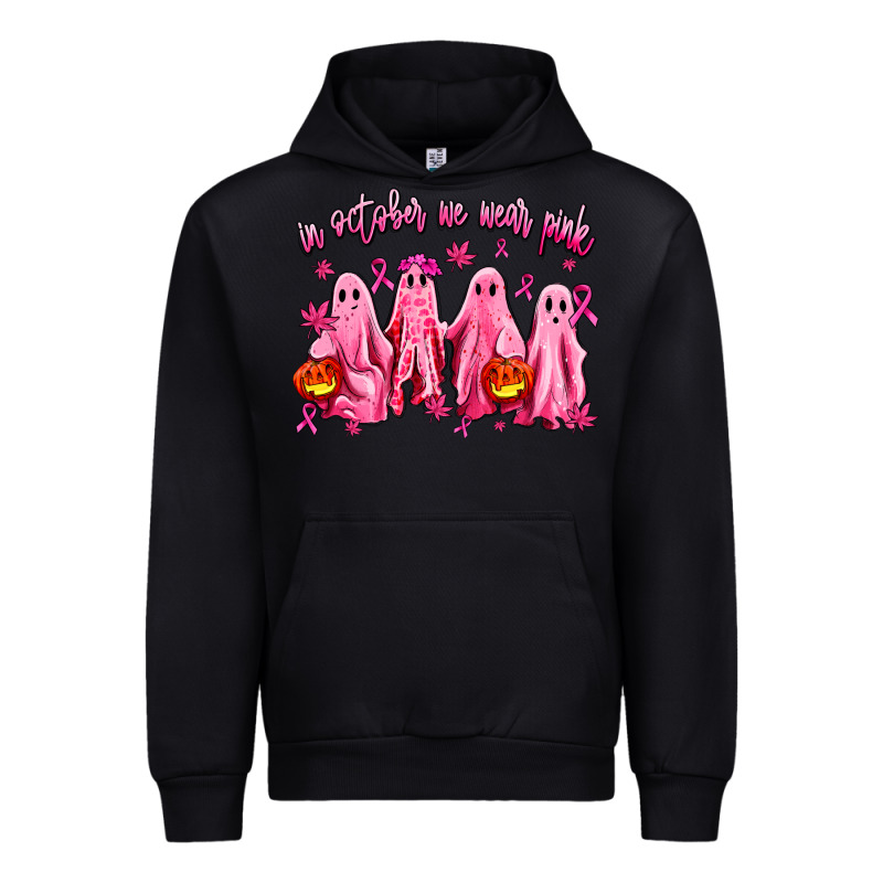 In October We Wear Pink Ghosts Urban Hoodie by AdoDesignShop | Teevron