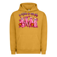 Pigment Peanut Butter in october we wear pink ghosts Urban Hoodie - AdoDesignShop