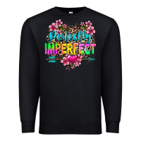 Black perfectly imperfect Premium Sweatshirt - texasbilliewilder