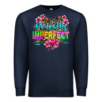 Navy perfectly imperfect Premium Sweatshirt - texasbilliewilder