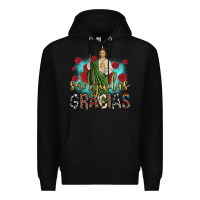 Black san judas gracias Premium Hoodie - JahusDesignShop