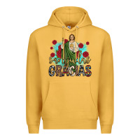 Mustard san judas gracias Premium Hoodie - JahusDesignShop