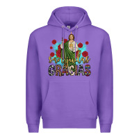 Purple san judas gracias Premium Hoodie - JahusDesignShop