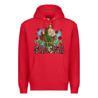 Red san judas gracias Premium Hoodie - JahusDesignShop