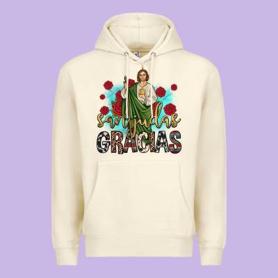 San Judas Gracias Premium Hoodie Designed By Jahusdesignshop